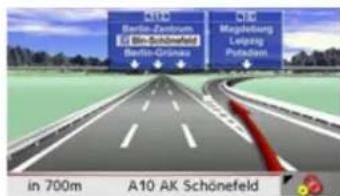 BECKER Traffic Assist Z250 Ferrari Edition - Map display with reality view - 1