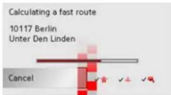 BECKER Traffic Assist Z250 Ferrari Edition - Starting navigation - 1