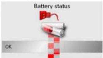 BECKER Traffic Assist Z250 Ferrari Edition - Displaying the energy supply - 3
