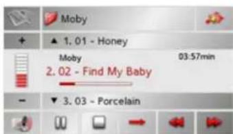 BECKER Traffic Assist Z250 Ferrari Edition - Navigation during MP3 player operation - 1