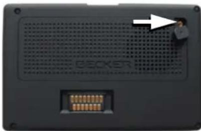 BECKER Traffic Assist Z250 Ferrari Edition - Connecting up external antenna - 1
