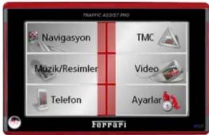 BECKER Traffic Assist Z250 Ferrari Edition - Basic information about the touch screen - 1