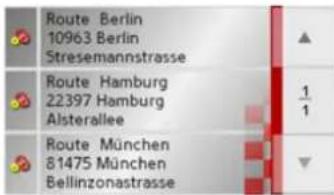 BECKER Traffic Assist Z250 Ferrari Edition - Route list - 1