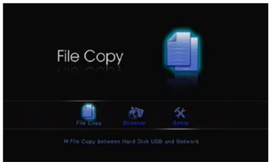 File Copy File Copy Browser Setup » File Copy between Hard Disk USB and Network