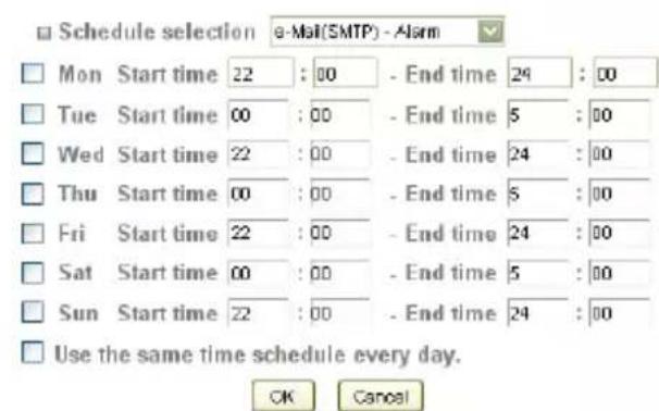 Intellinet 524421 - Camera -> Erweitert (Advance) -> Plan (Schedule) - 3