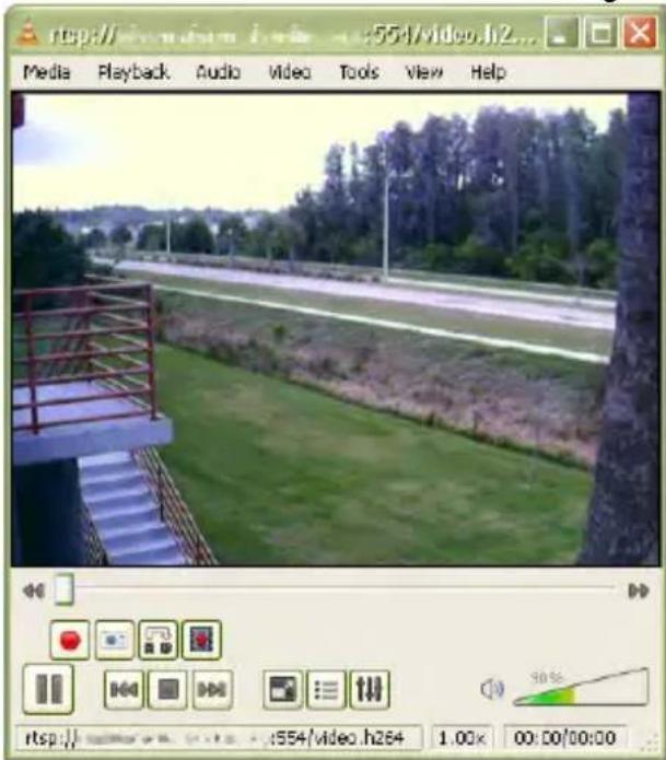 rtsp:// Media Playback Audio Video Tools View Help :554/video.h264 1.00x 00:00/00:00