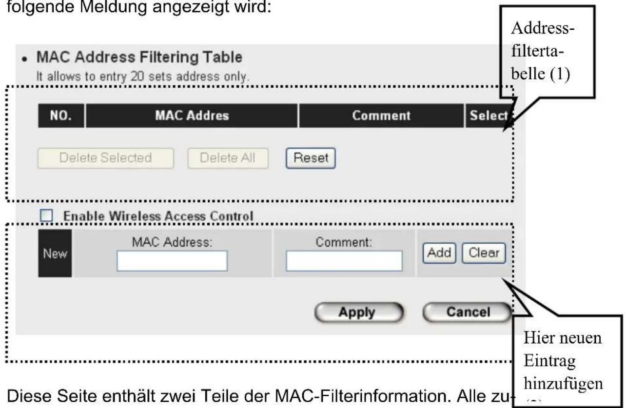 IC Intracom 300N Outdoor - 2-9 MAC-Filterung - 1
