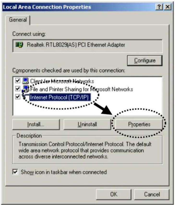 IC Intracom Wireless 150N - 2-2-2 Windows 2000 IP-Adresseneinstellungen - 1