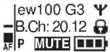 SENNHEISER SKM 100-835 G3-G - Eine Standardanzeige auswählen - 4