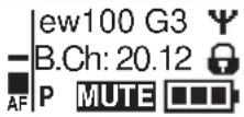 SENNHEISER SKM 100-865 G3-G - Eine Standardanzeige auswählen - 4