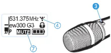 SENNHEISER SKM 300-835 G3-G - „Disabled“ keine Funktion - 2