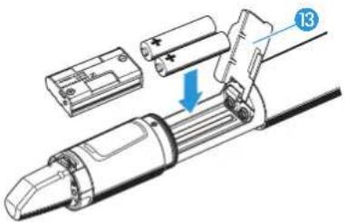 SENNHEISER SKM 500-935 G3 - Batterien/Akkupack einsetzen und wechseln - 4