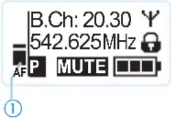 SENNHEISER SKM 500-935 G3 - Eingangsempfindlichkeit einstellen – „Sensitivity“ - 3