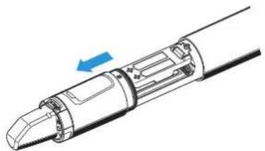 SENNHEISER SKM 500-945 G3 - Batterien/Akkupack einsetzen und wechseln - 2