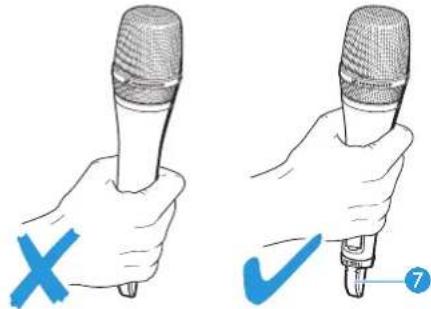SENNHEISER SKM 500-945 G3 - VORSICHT! Verringerung der Sendeleistung - 1