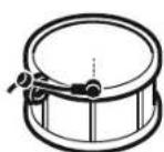 SENNHEISER E 908 T-EW - Mikrofon e 908 D an einer Trommel platzieren - 3