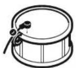 SENNHEISER E 908 T-EW - Mikrofon e 908 D an einer Trommel platzieren - 1