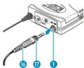 SENNHEISER EW 335 G3-G-EU - Mikrofon-/Linekabel anschließen - 1