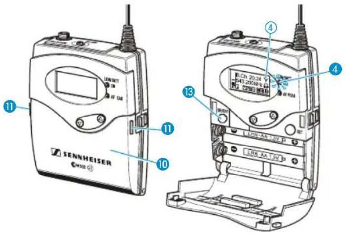 SENNEISER CHIN 20-24 V 543-20018 N. 61 WIREI 20018 LWRC-AA-TBV P LWRC-AA-TBV P LWRC-AA-TBV P 11 10 11 13 4 4