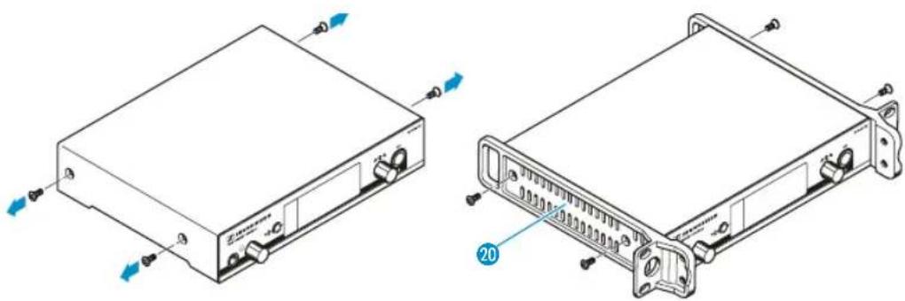 SENNHEISER EW 512 G3-G-EU - Montagewinkel befestigen - 2