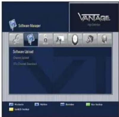 VANTAGE Software Manager Software Upliad Change Upliad OTA-Downed Download Windows Winbase Adobe Key BackUp Symbol BackUp