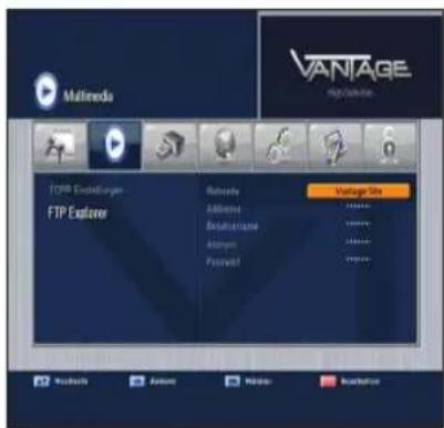 VANTAGE FTP Explorungen FTP Explorer Retriebs Address Balance Account Passivation Voltage Kit Vantage Kit Materials Actions Methods Backpage