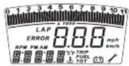 DUCATI Hypermotorad 1100S - LCD - Parameter setting/display - 2