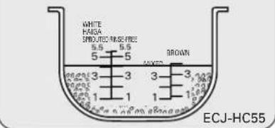 WHITE PAHSA SPINUTED PRESS-FREE 5.5 5.5 5 5 3 3 3 1 1 1 1 MIXED BROWN ECJ-HC55