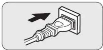 SANYO ECJ-HC55S - Insert the power plug into electrical outlet. - 1