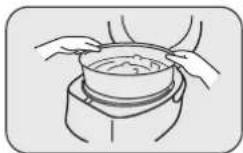 SANYO ECJ-HC55S - Put the ingredients and seasonings into inner pot for slow cooking. Place it into the main unit. - 1