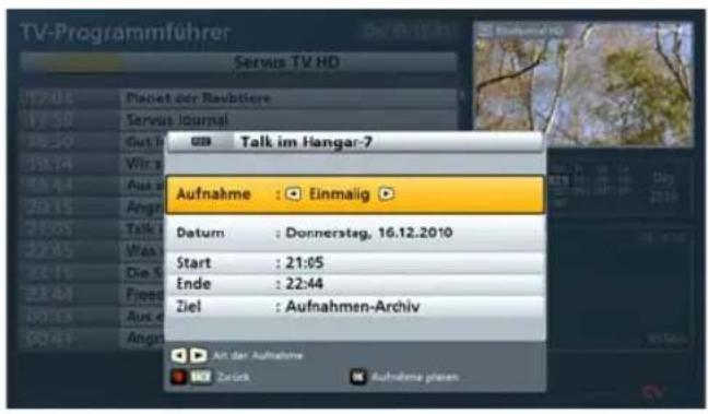 TV-Programmführer Servis TV HD 17:45 17:50 16:30 15:14 14:44 20:15 21:05 22:65 23:15 23:44 00:13 00:41 Planet der Rsvbtiere Servis Journal Talk im Hangar-7 Aufnahme : Einmalig Datum : Donnerstag, 16.12.2010 Start : 21:05 Ende : 22:44 Ziel : Aufnahmen-Archiv Art der Aufnahme Zurück Aufnahme planen