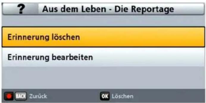 Aus dem Leben - Die Reportage Erinnerung löschen Erinnerung bearbeiten BACK Zurück OK Löschen
