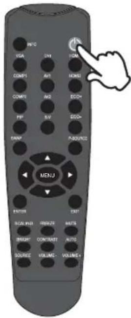 PNC VGA ON VGA COMP1 AVT HOM2 COMP3 AK2 ECO+ PP S.V ECO- PANY P-SOURCE MENU ENTER EXIT REAL INIO FREEZE MITS SHORT CONTRAST AUTO SOURCE VOLUME- VOLUME-4
