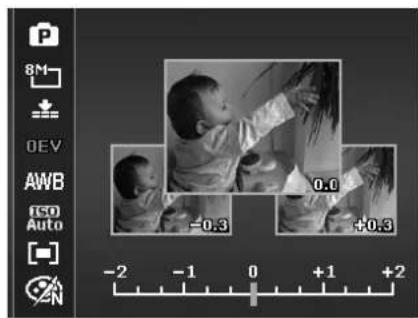 8M OEV AWB ISO Auto -0.3 0.0 +0.3 -2 -1 0 +1 +2