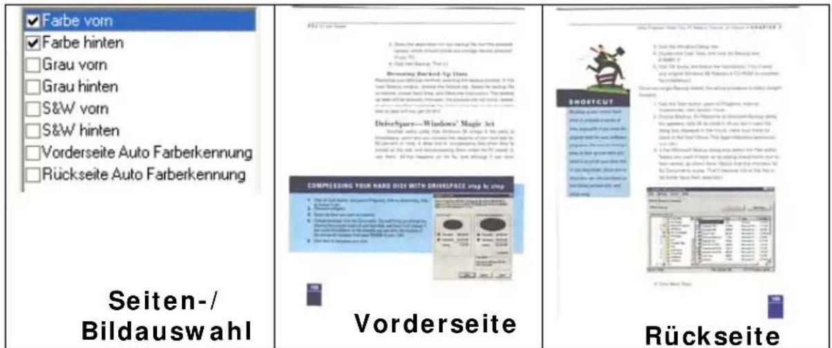 AVISION AV1860 - Das Auswahlfeld "Bild" - 2