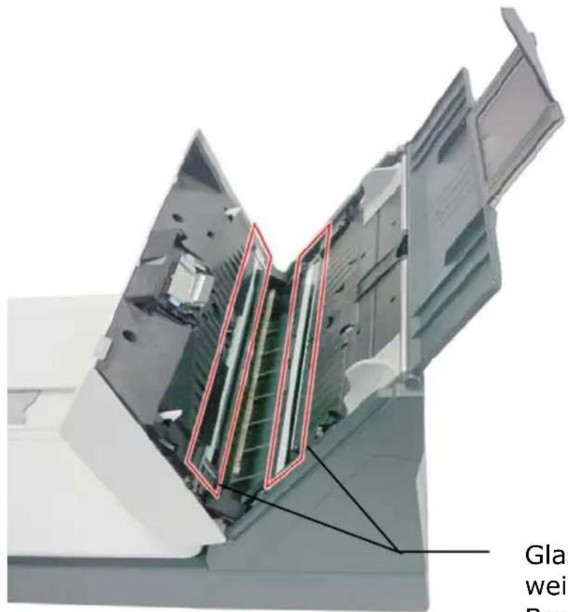 AVISION AV1860 - Reinigen des Glases - 1
