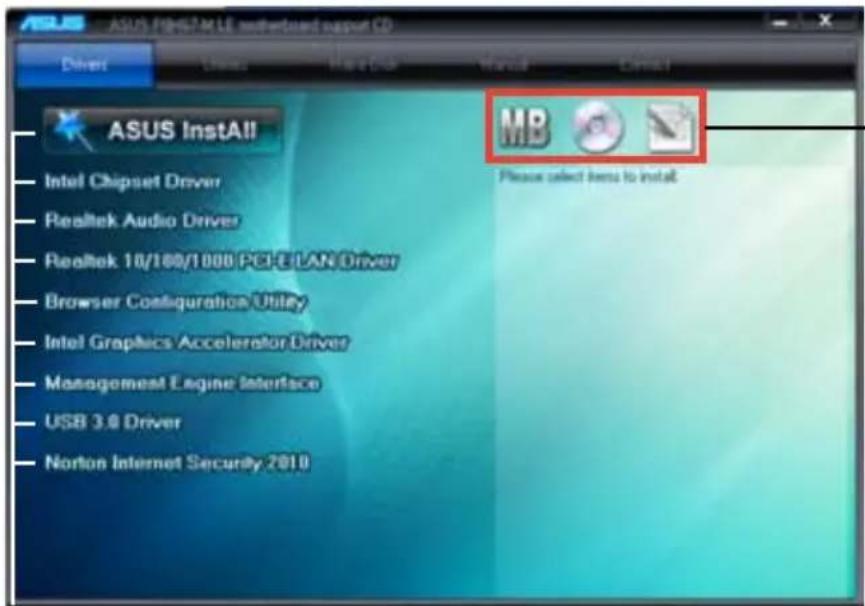 ASUS P8H67-M LE - Ausführen der Support-DVD - 2