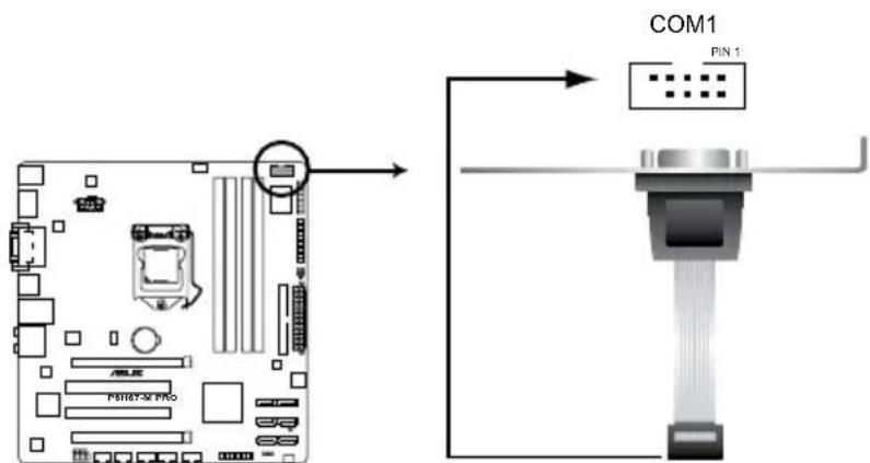 COM1 PIN 1 P8107-42 PIN6