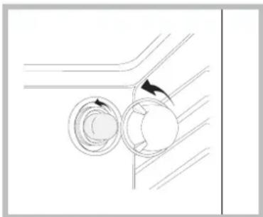 Hotpoint Ariston FZ 61.1 (AN) /HA - Wymiana żarówki - 1