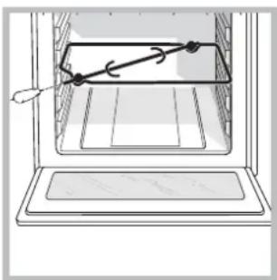 Hotpoint Ariston FZ 612.1 IX /HA - Het braadspit (slechts op enkele modellen aanwezig) - 1