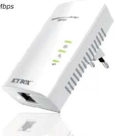Raidsonic IB-PL250D - Powerline Ethernet Bridge - 2