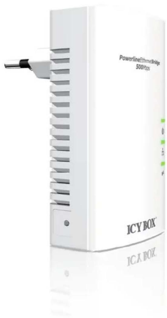 PowerlineEthernetBridge 500fps ICY BOX™ ICX BOX™