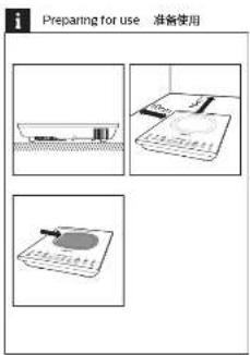 Preparing for use 准备使用