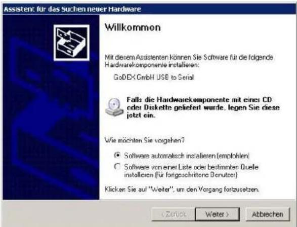 Godex C-650 Plus II - Godex CDC RS-232 Emulation Driver installation - 1