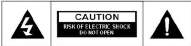 CAUTION RISK OF ELECTRIC SHOCK DO NOT OPEN