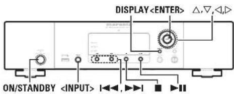 DISPLAY ON/STANDBY I←←→,→→I ■ →■