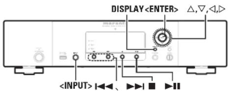 DISPLAY △,▽,◄,► | ◀◀, ▶▶▶ ■ ▶▶▶