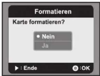 AGFAPHOTO DV-5580Z - Formatieren der Speicherkarte - 2