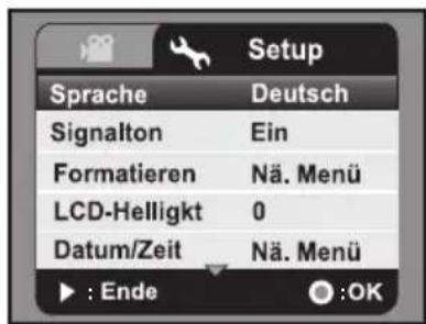 AGFAPHOTO DV-5580Z - Auswahl der Sprache - 1