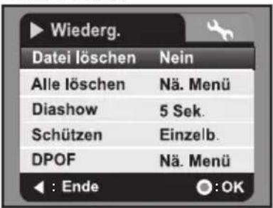 AGFAPHOTO DV-5580Z - Wiedergabe-Menü - 1